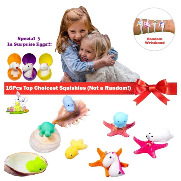 COPY - Squishy16pcs Mochi Squishy Toys - Picture 2 of 6